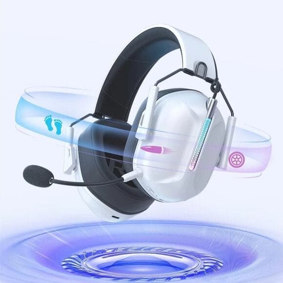 Wireless Gaming Headset for PS5, Switch, PS4, PC, Mac, ONLY 3.5MM Wired for Xbox - Thumbnail 6