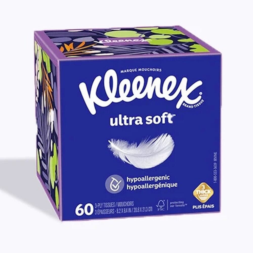 Kleenex Ultra Soft™ Facial Tissues Cube Box - Thumbnail 5