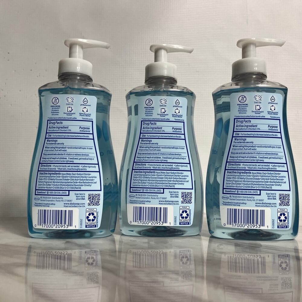 3 Dial Pump Spring Water Liquid Hand Soap - 11 fl oz