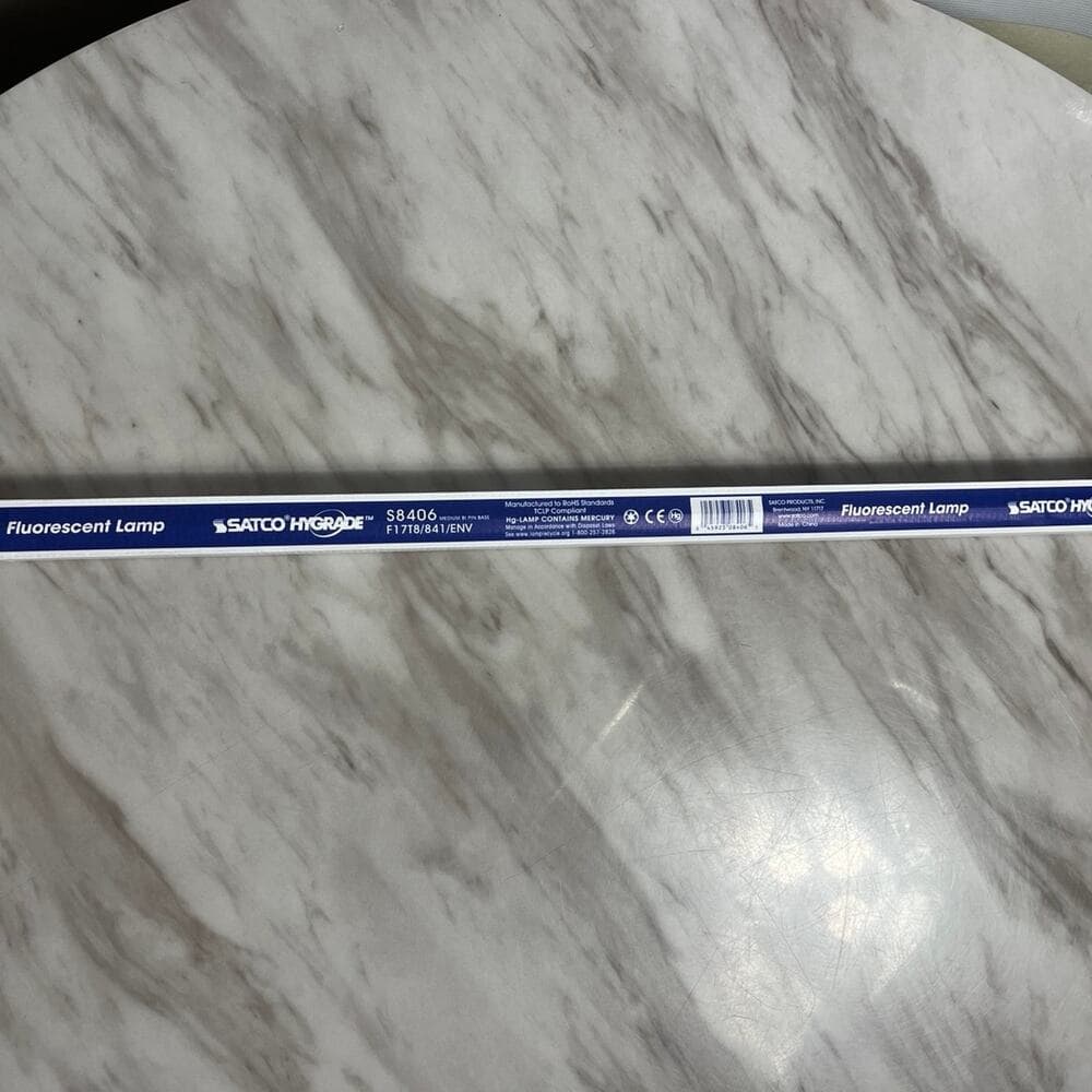 Satco S8406 F17t8/841/Env 17w Fluorescent W/ Medium Bi-Pin Base - Warm Bulb