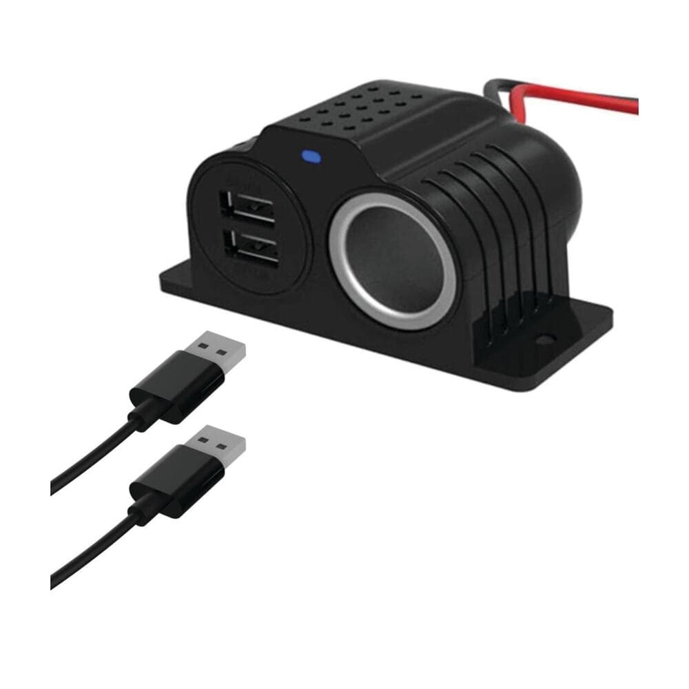 Premier 12 Volt 3.4 Amps Dual USB Charging Port - Thumbnail 4