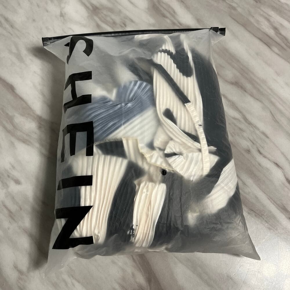 SHEIN Black & White Romper Size XL - Thumbnail 5