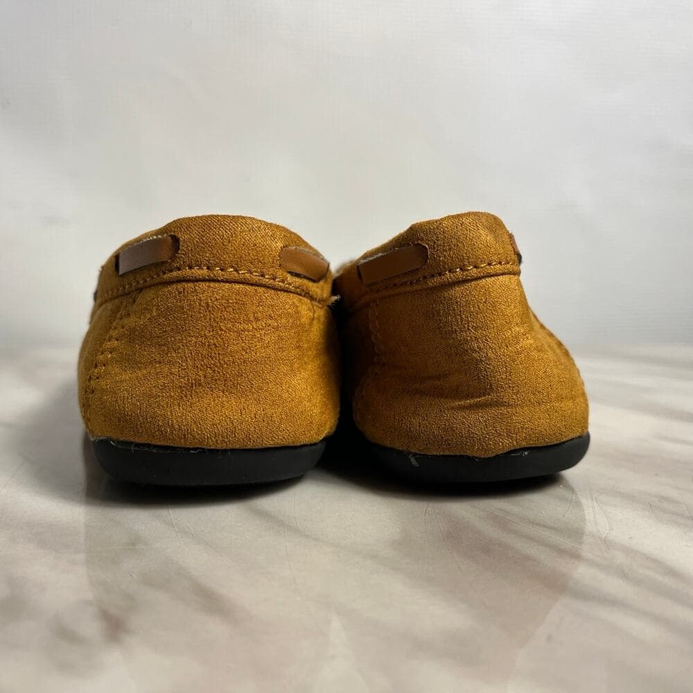 Brown Little Girl Flats Shoes Size 11 - Thumbnail 4