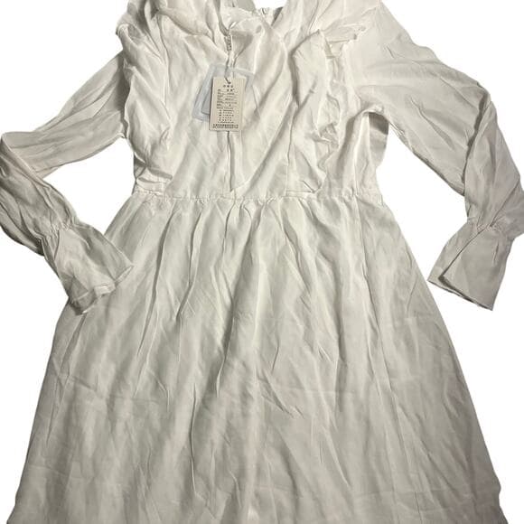 Long Women’s White Dress Size XL - Thumbnail 5