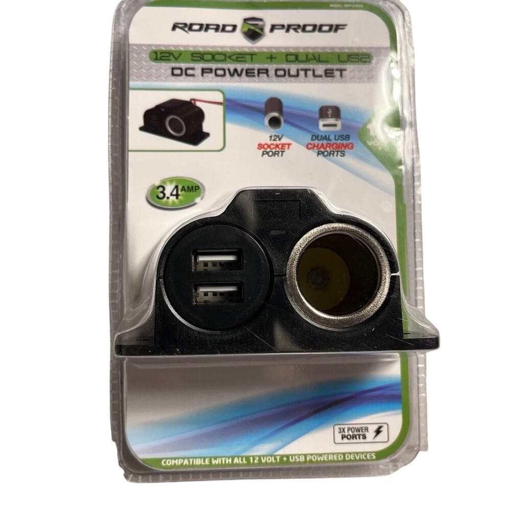 Premier 12 Volt 3.4 Amps Dual USB Charging Port