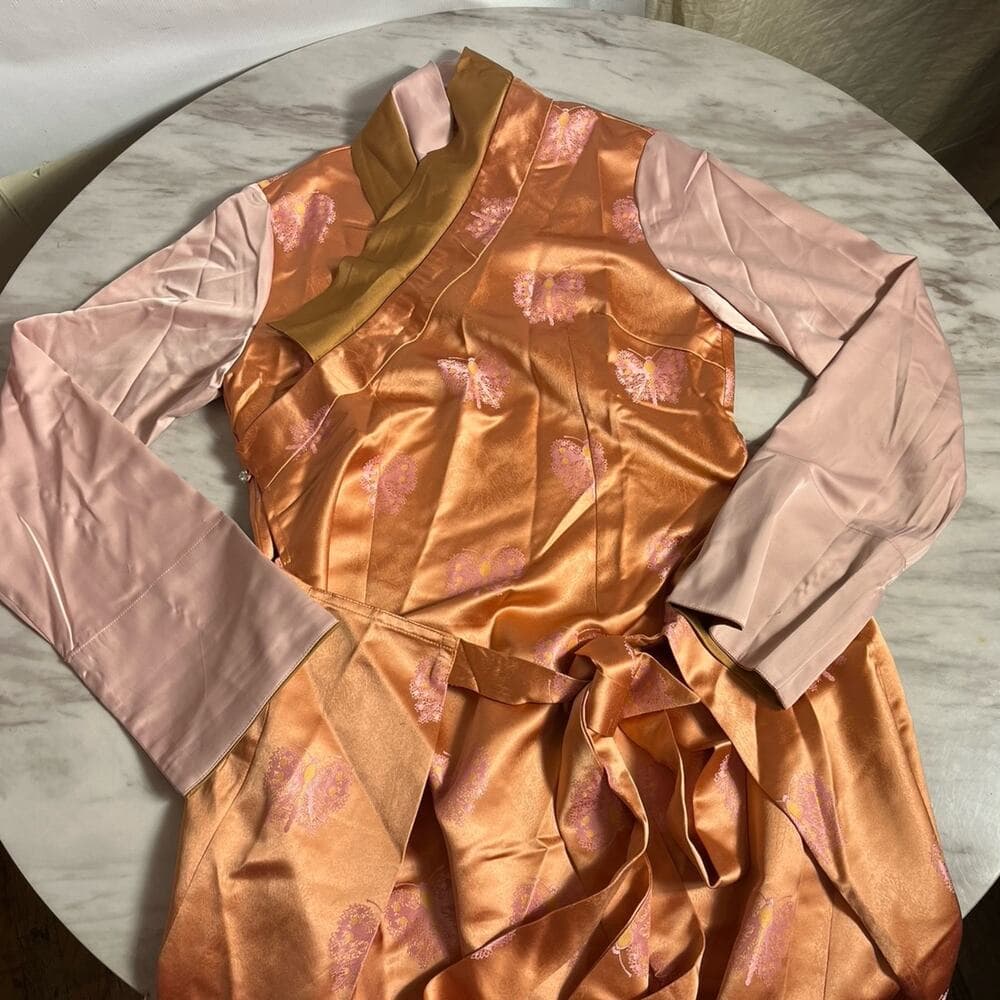 Summer Fashion Chinese Tibetan Clothing, Women New Dress Style Long Size 2XL