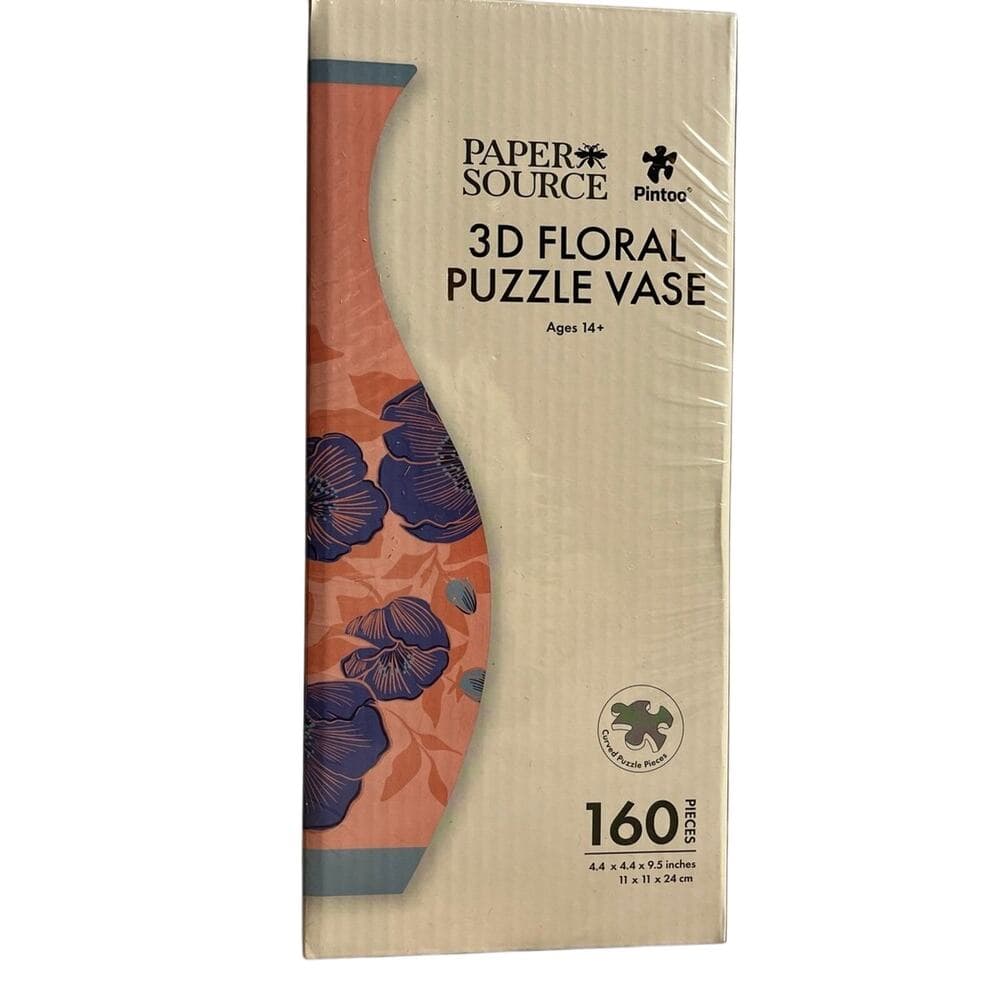 Paper Source 3D Floral Puzzle Vase