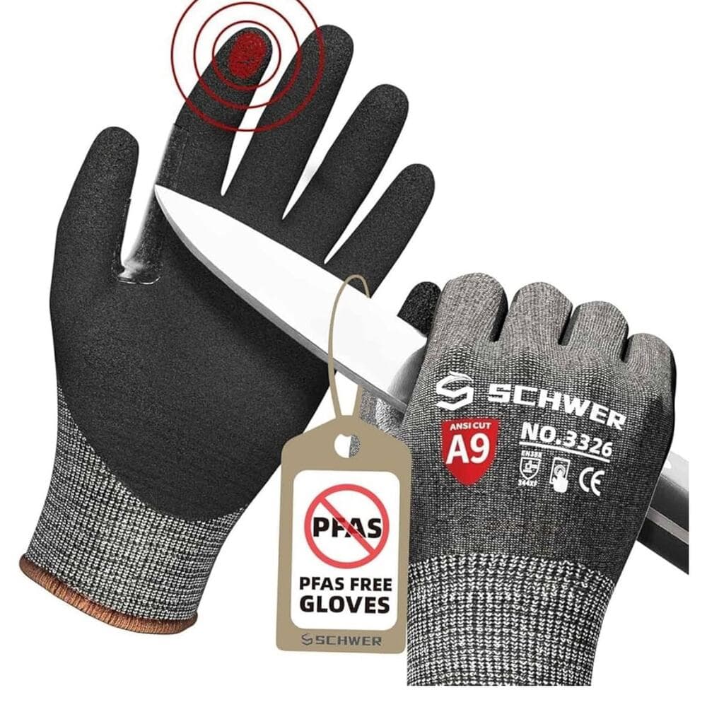 Schwer ProGuard Highest Level Cut Resistant Work Gloves Size large - Thumbnail 4