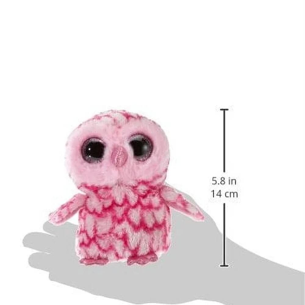 Ty Beanie Boos Pinky Pink Barn Owl Plush - Thumbnail 4