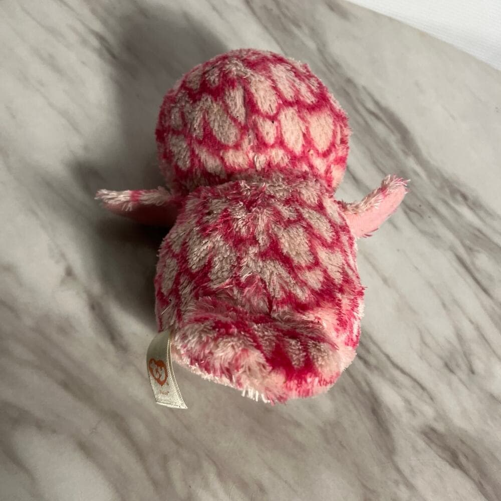 Ty Beanie Boos Pinky Pink Barn Owl Plush - Thumbnail 2