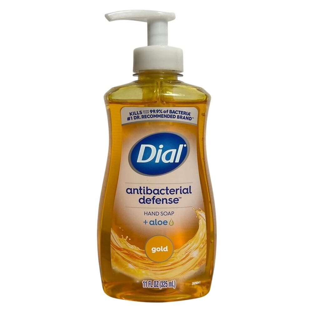 Dial Antibacterial Liquid Hand Soap, Gold, 11 Fl Oz