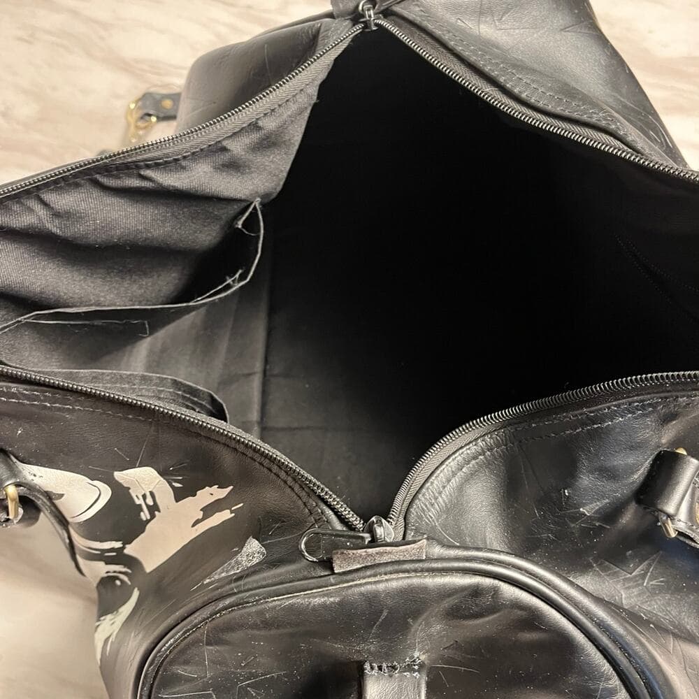 Black Sorry inmate duffel bag 20” X 10” - Thumbnail 4