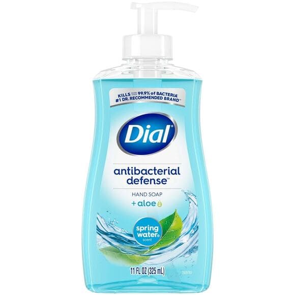 Dial Antibacterial Liquid Hand Soap, Spring Water, 11 fl oz - Thumbnail 4