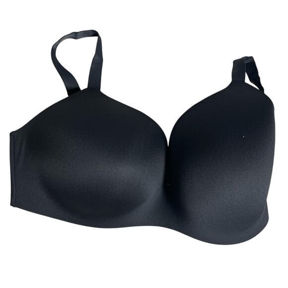 Women’s Wireless Bra Black 38/40 DDD - Thumbnail 4