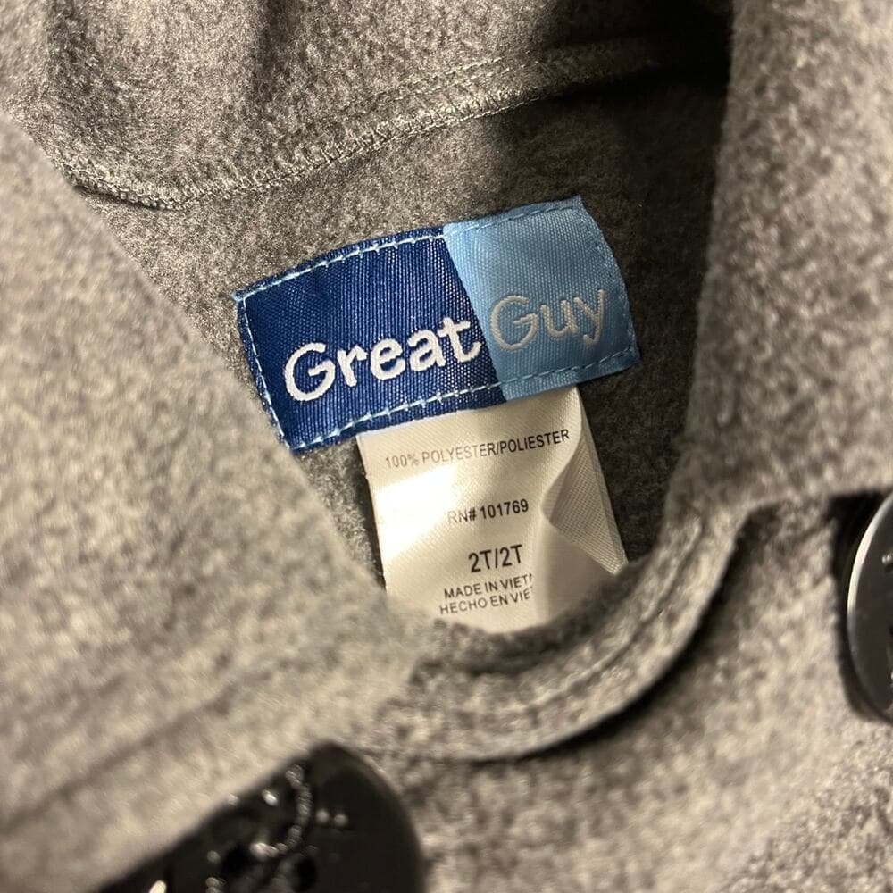 Great Guy Toddler Pea Coat Jacket Size 2T - Thumbnail 4