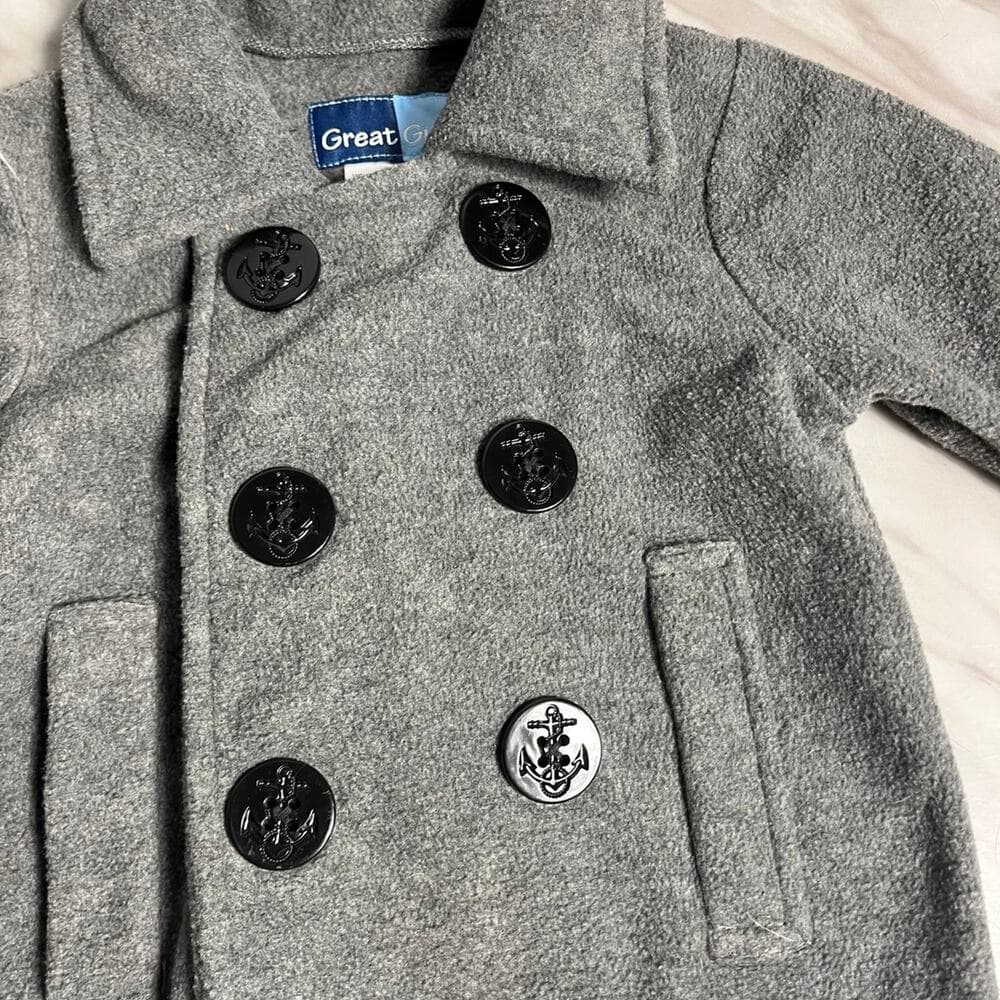 Great Guy Toddler Pea Coat Jacket Size 2T - Thumbnail 2
