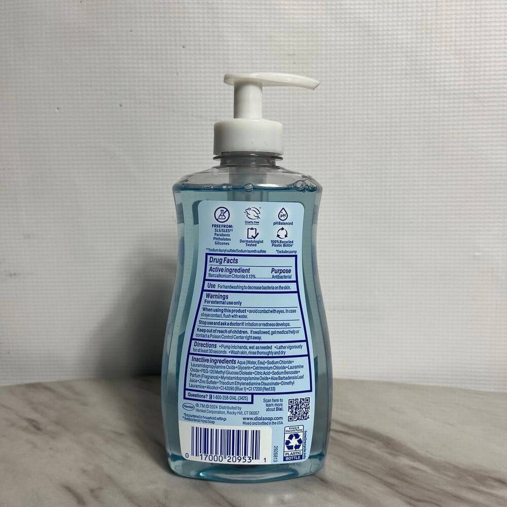 Dial Antibacterial Liquid Hand Soap, Spring Water, 11 fl oz - Thumbnail 2