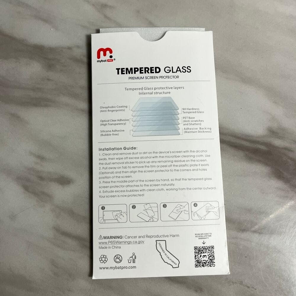 My Bat Pro Tempered Glass Premium screen Protector - Thumbnail 2
