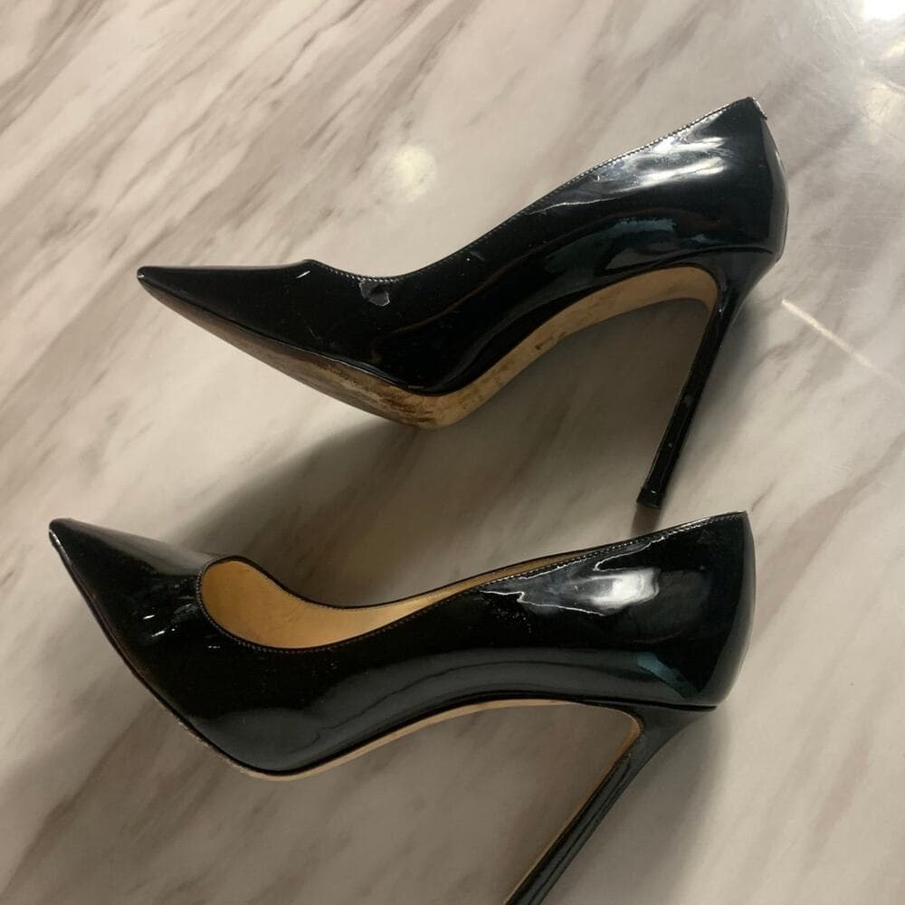 Jimmy Choo Romy Patent Pointed-Toe 85mm Pumps Women’s Shoes