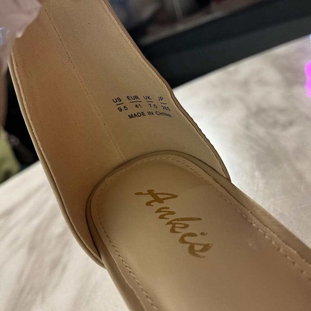 Women's Shoes wide Size Timeless Pointed Toe Block Heel Pumps Wedding Dress Shoe - Thumbnail 3