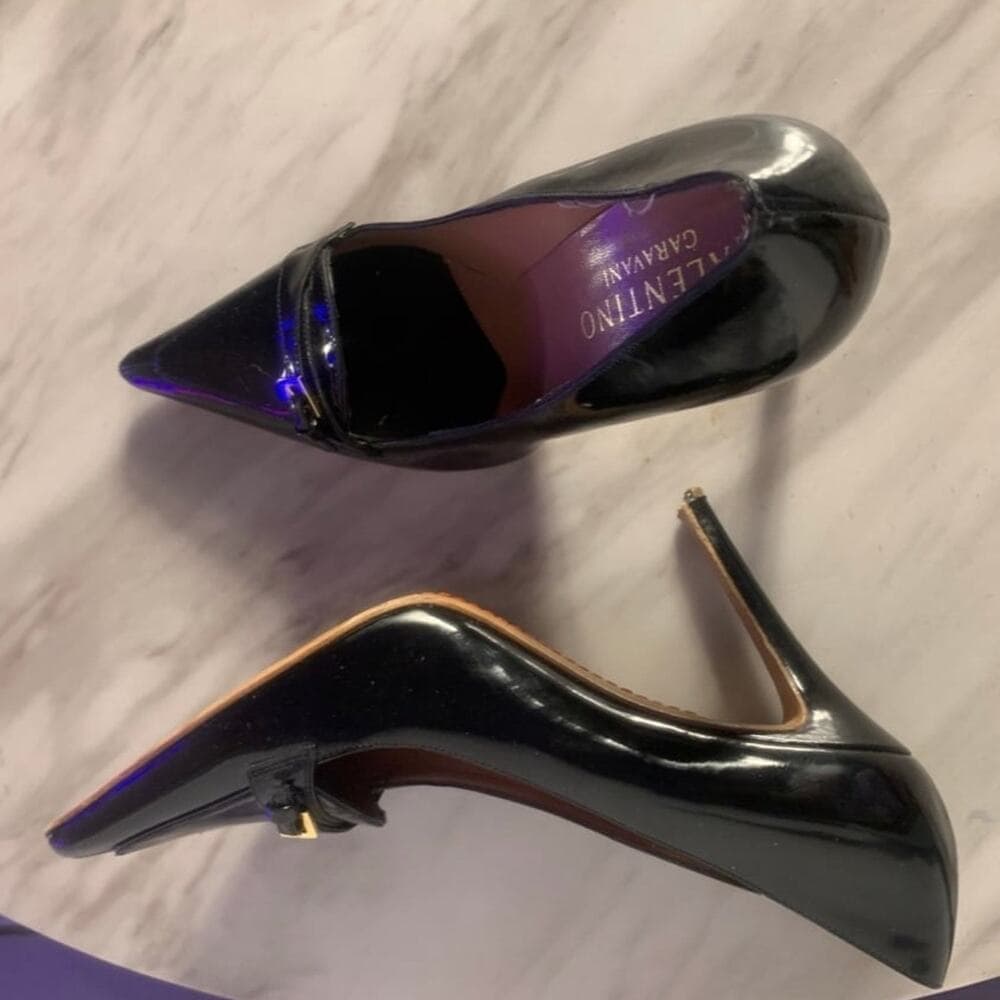 Valention Garavani Womens Shoes Black - Thumbnail 3