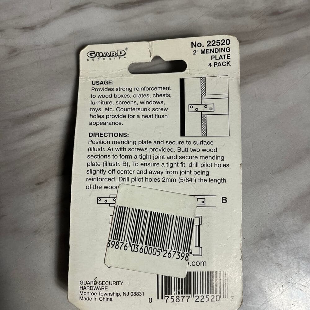 Guard Security 2” Mending Plate - Thumbnail 2