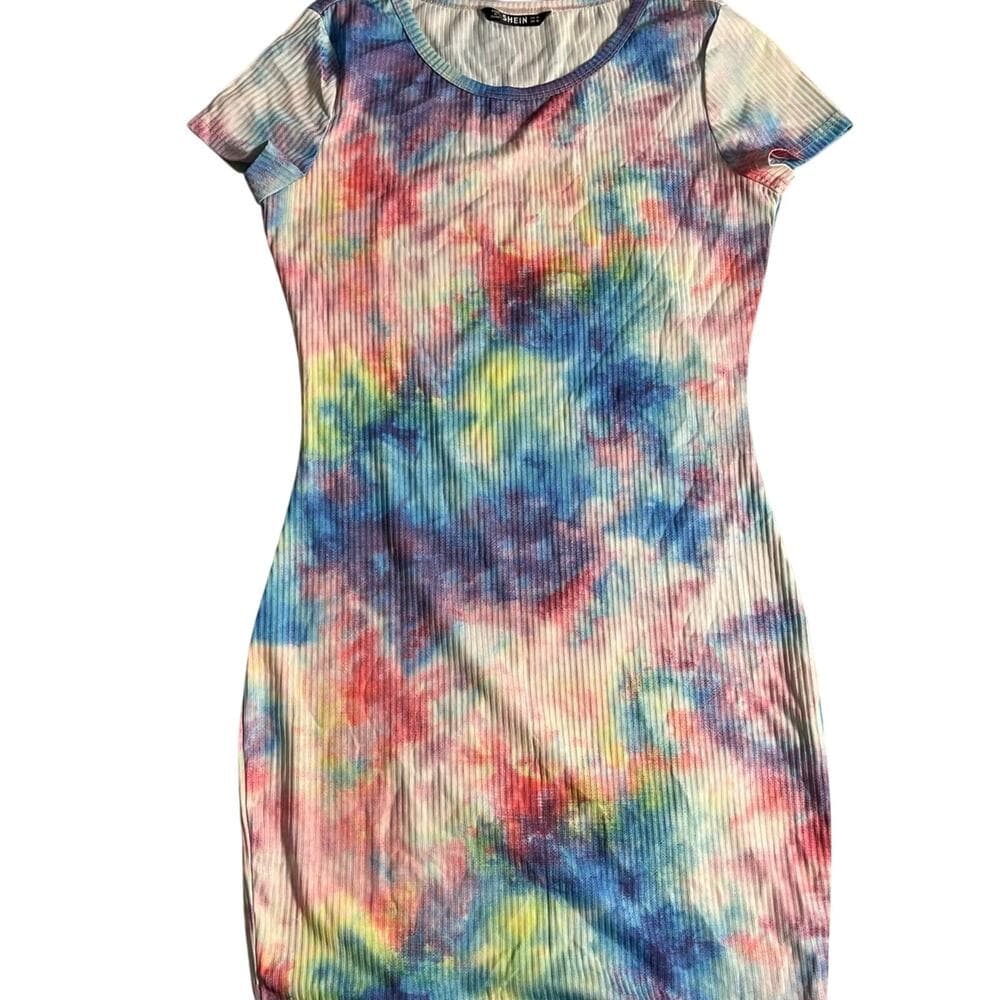 SHEIN Women’s Tie Dye Dress Size Medium - Thumbnail 4