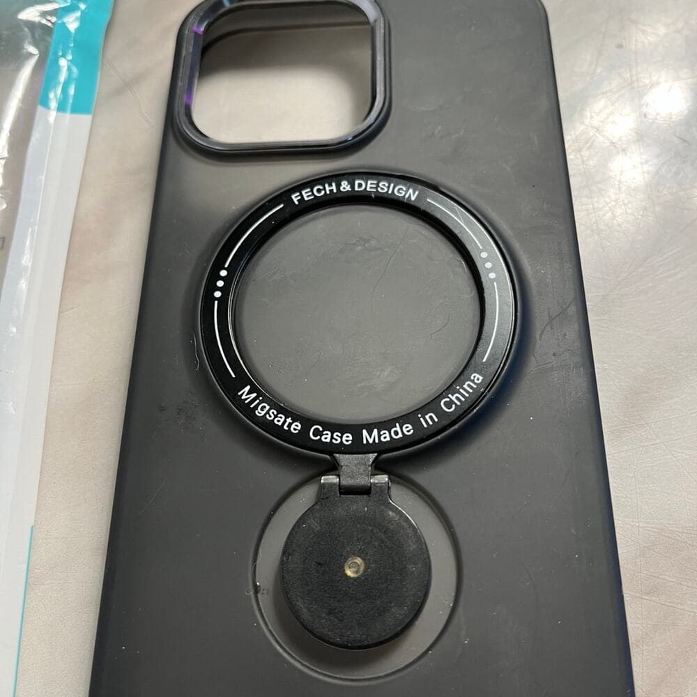Phone Case with Worry-Free 360-degree Rotation Rotatable Magnetic Ring Stand - Thumbnail 2