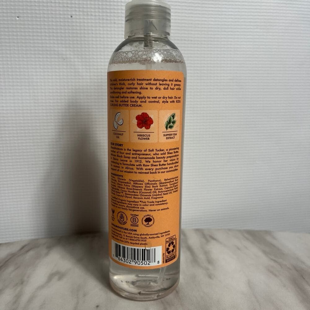 Hair Coconut and Hibiscus Kids Detangler with Shea Butter 8 oz - Thumbnail 3