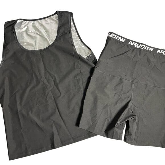 Men’s Black Tank Top & Shorts XXL - Thumbnail 7
