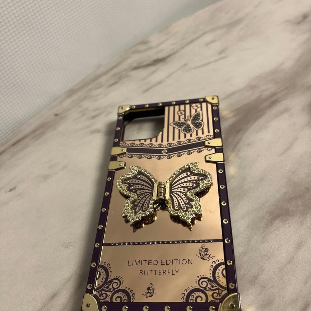 for iPhone 14 Pro Max Glitter Kickstand Case - Thumbnail 2