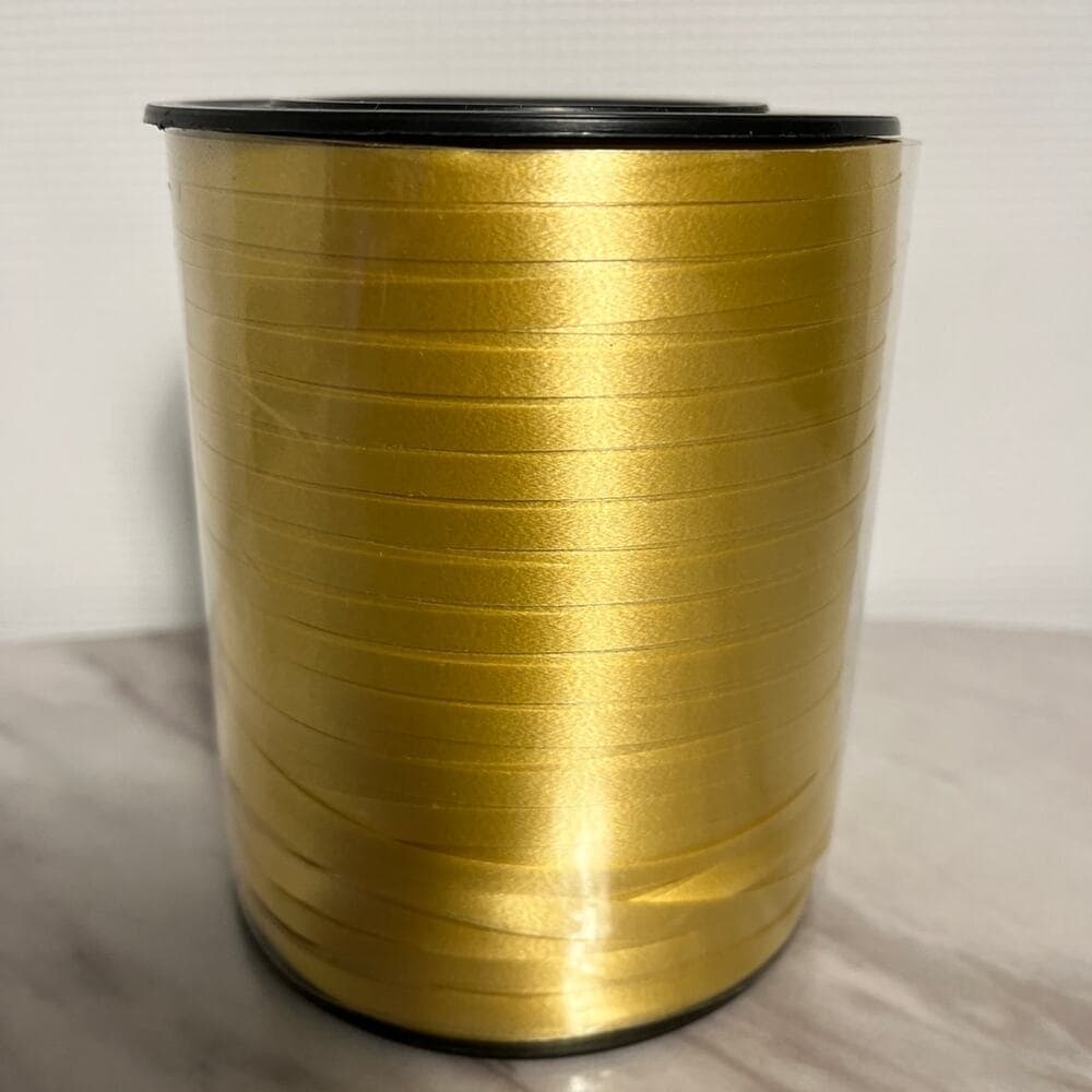 500 Yards Gold Curling Ribbon - Thumbnail 2