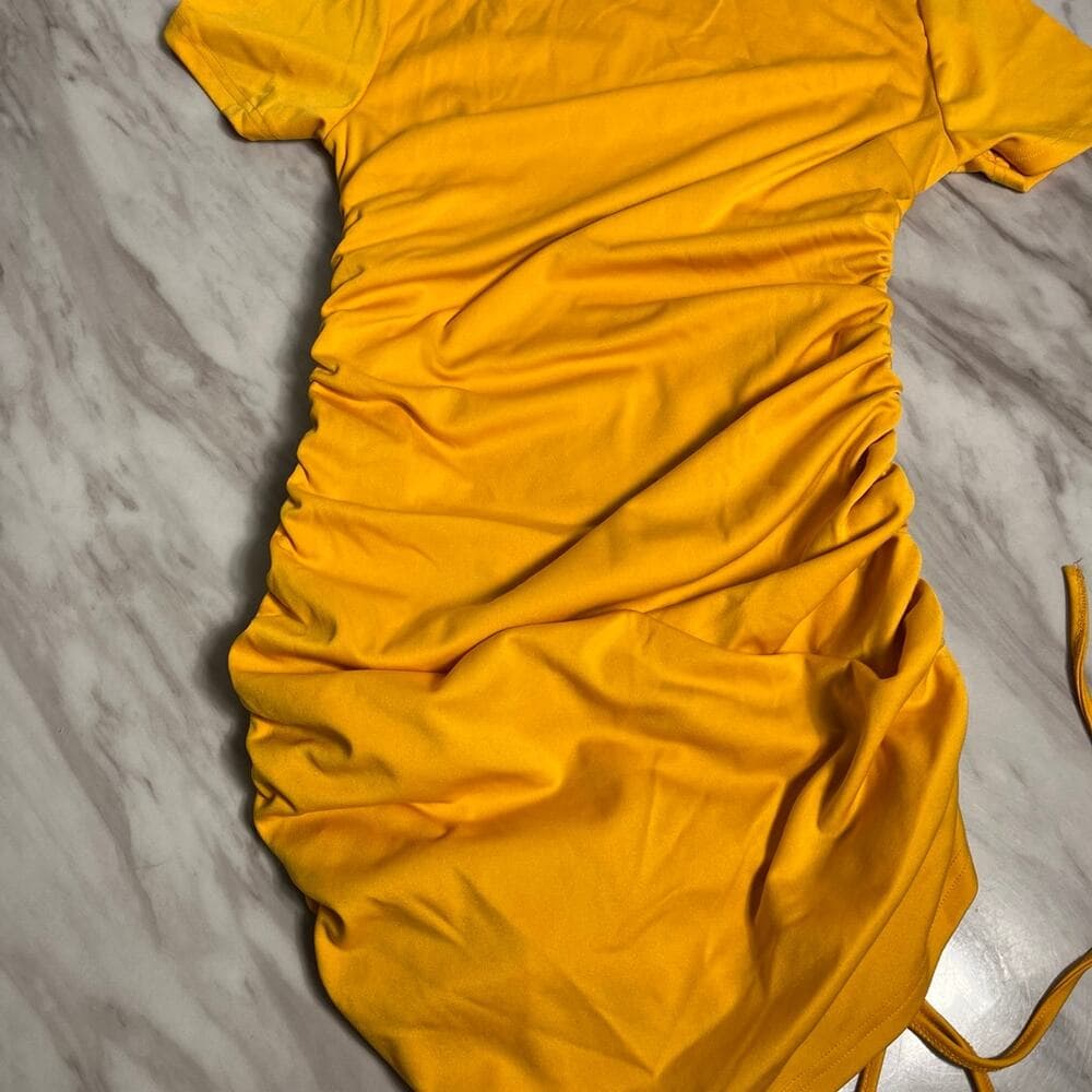 SHEIN women’s Yellow Dress Size M - Thumbnail 3