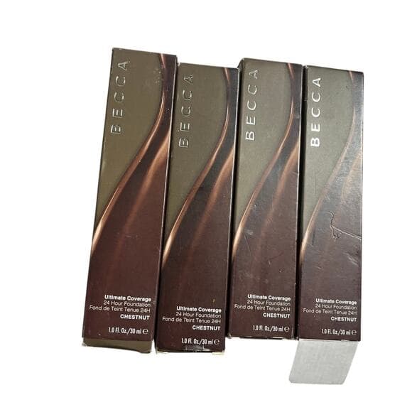 4 Skin Love Weightless Blur Foundation - Becca for Women - 1.23 oz Chestnut - Thumbnail 3
