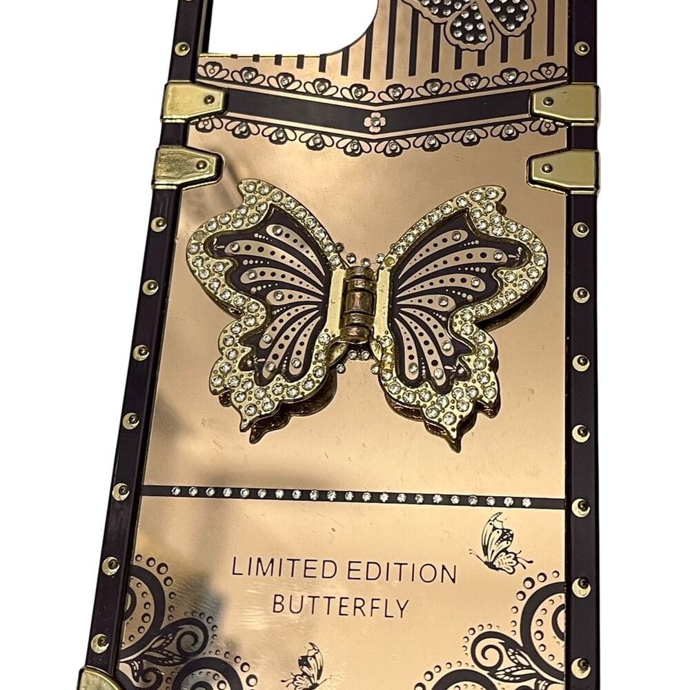 for iPhone 14 Pro Max Glitter Kickstand Case