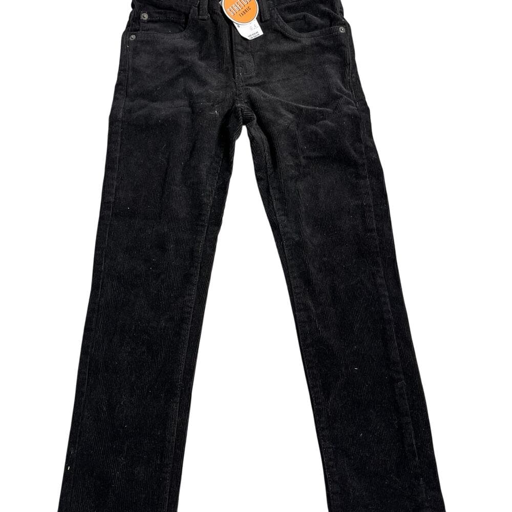 Boys Corduroy Pants - Holiday Express - Black Size 6 - Thumbnail 5