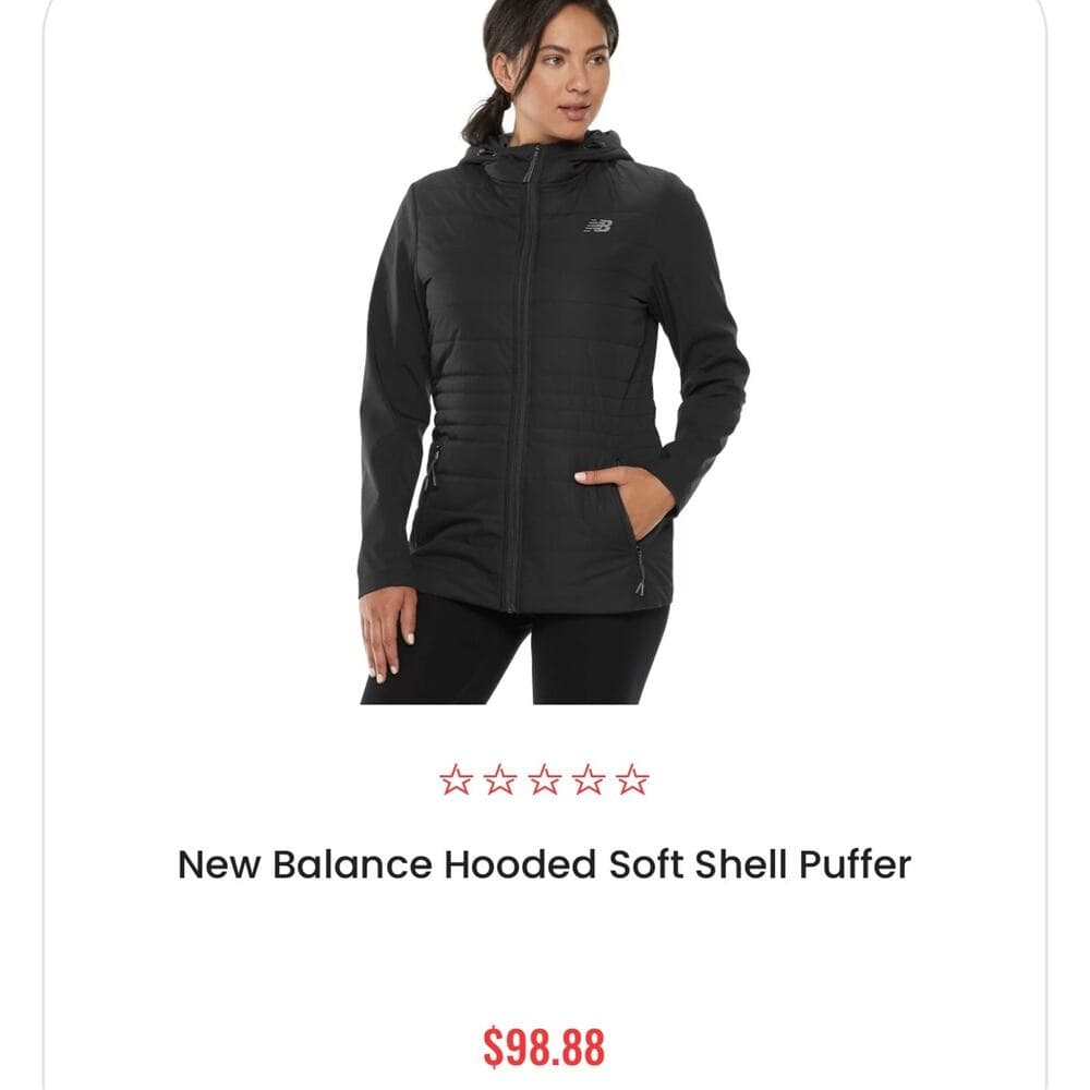 new balance womens puffer jacket Black XL - Thumbnail 8
