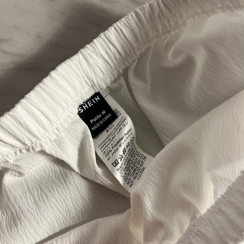 SHEIN White Women’s Pants Size Petite Medium - Thumbnail 3