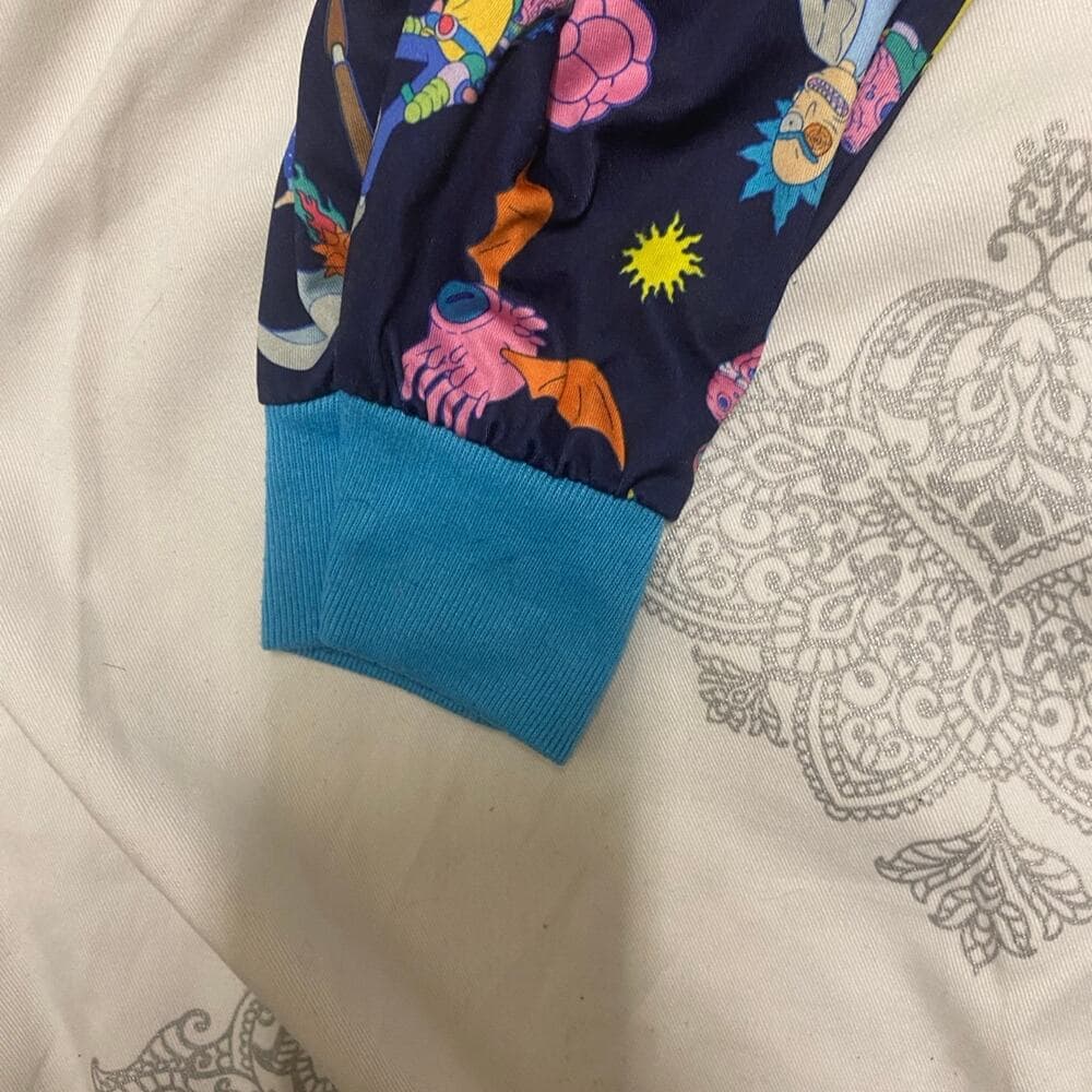 Briefly Stated Mens Rick and Morty Performance Fabric Jogger Loungepants - Thumbnail 2