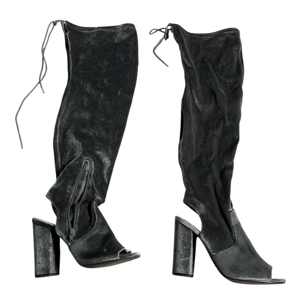 Long Women’s Sliver Boots Size 8.5 - Thumbnail 4