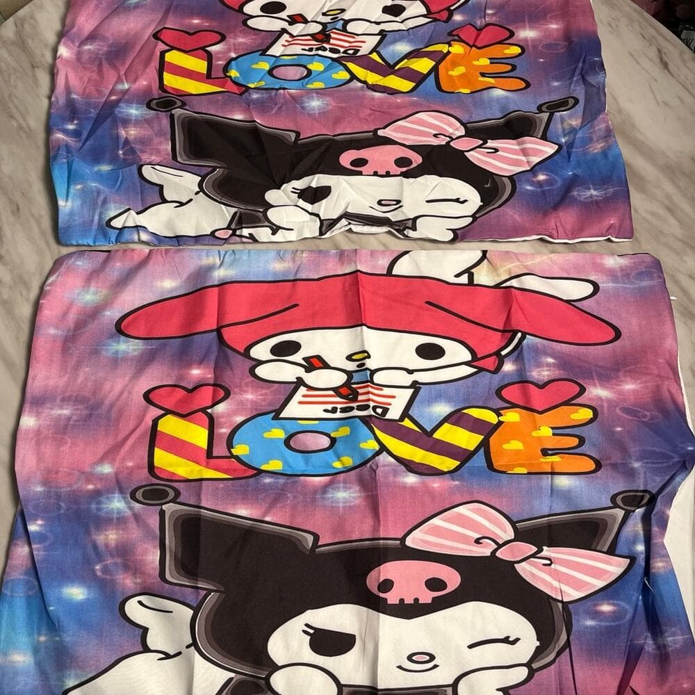 Anime Twin Blanket With 2 Pillows Casas - Thumbnail 3