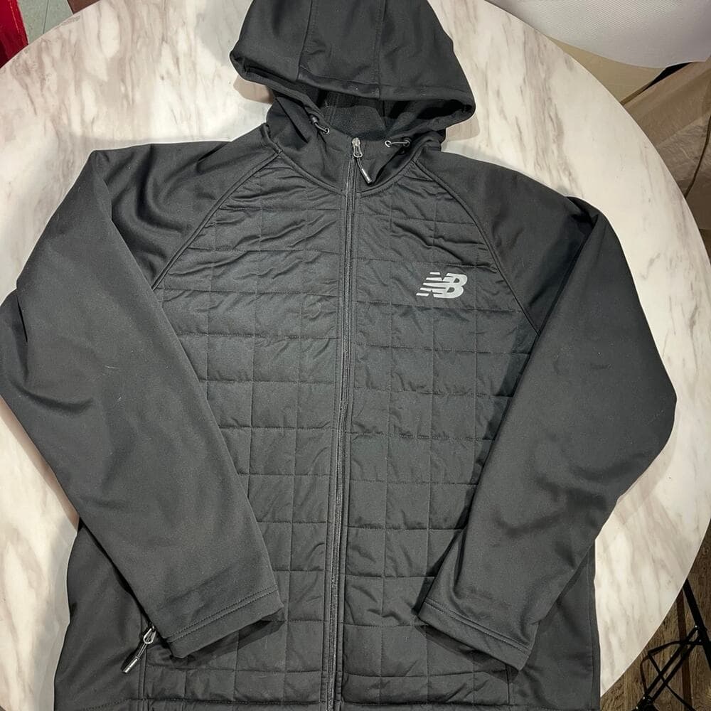 new balance womens puffer jacket Black XL - Thumbnail 2