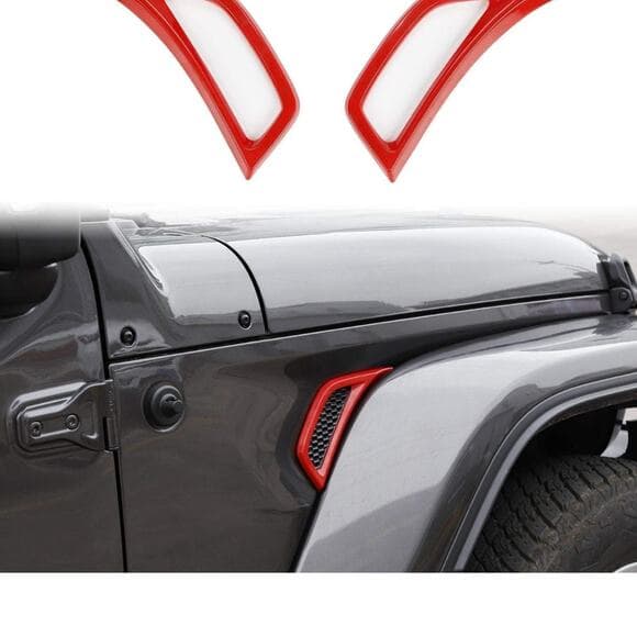 Voodonala for Jeep JL Side Air Conditioning Vent Outlet Decoration Trim for 2018 - Thumbnail 5
