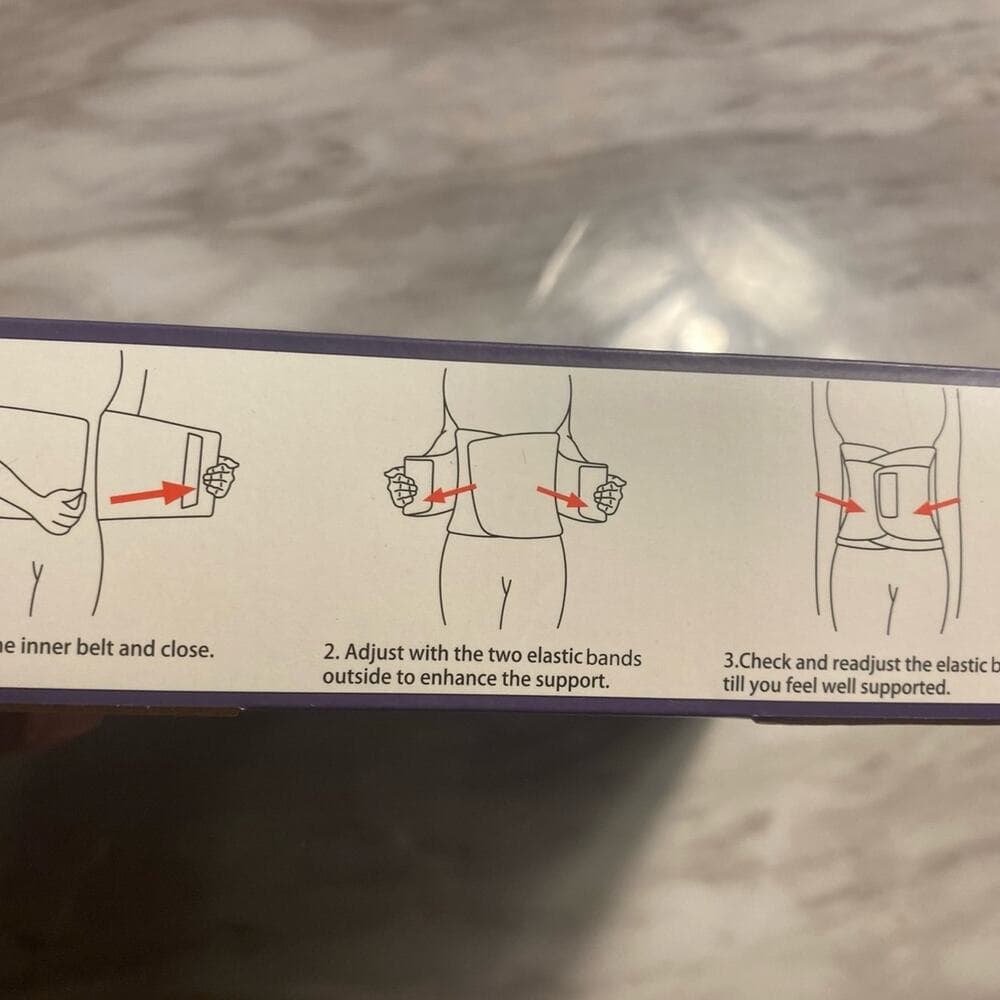 Adjustable back brace - Thumbnail 4