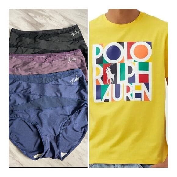 Men’s Polo T-shirt and A bundle of Women underwear - Thumbnail 4