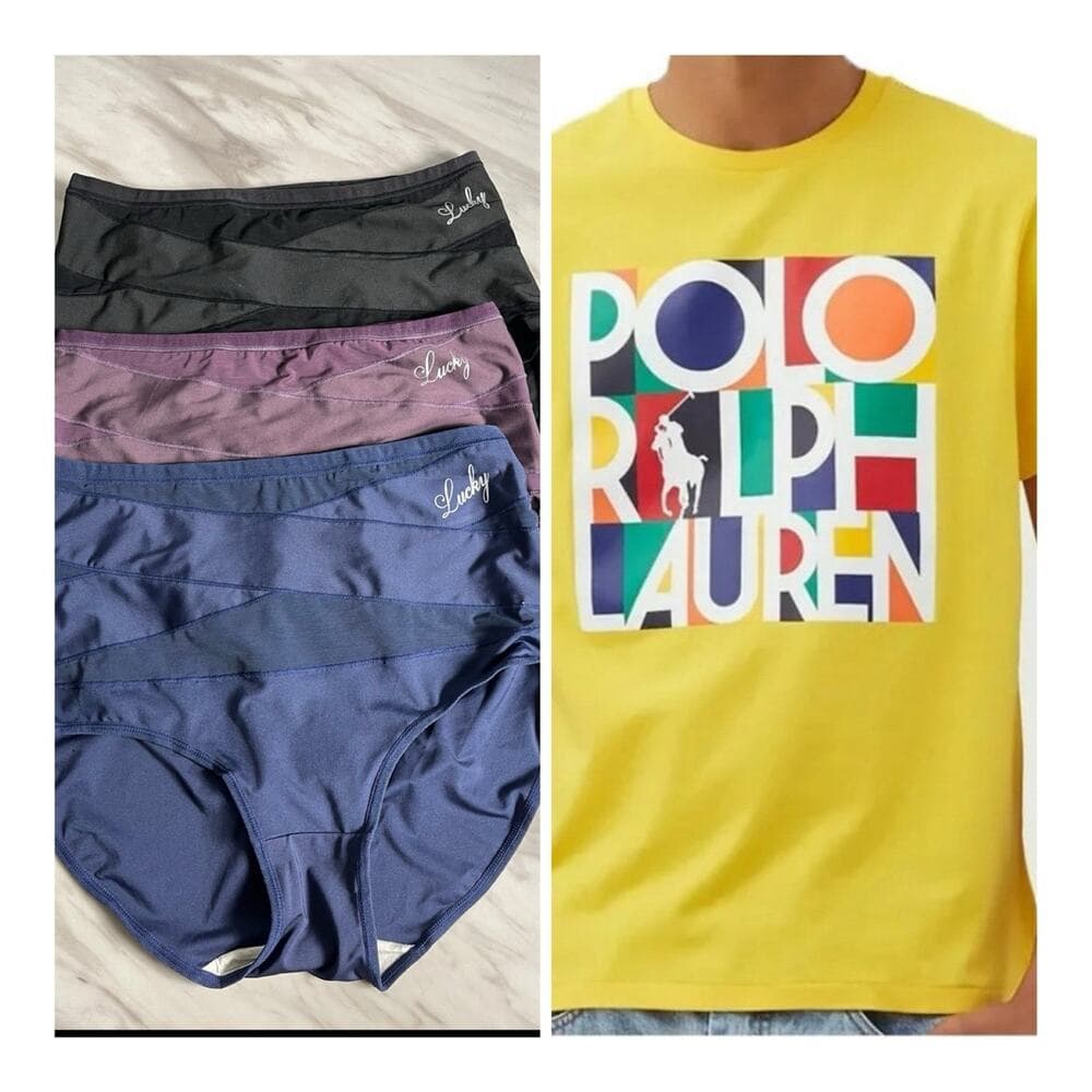 Men’s Polo T-shirt and A bundle of Women underwear - Thumbnail 3