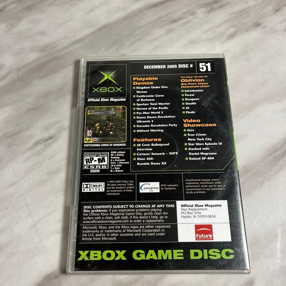 Demo Disc 51, Official Xbox Magazine Demo Disc December 2005 - Thumbnail 3
