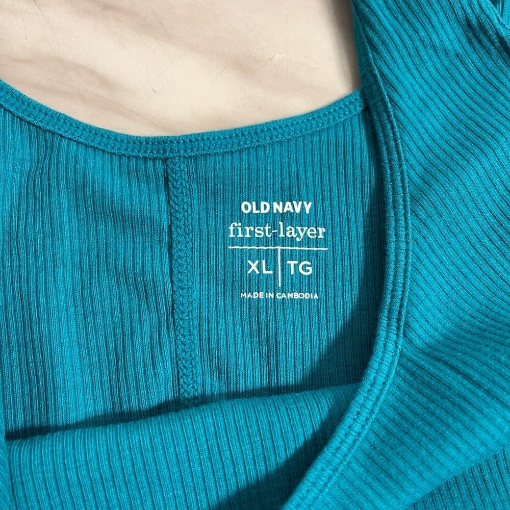 Old Navy Green Tank Top XL/TG - Thumbnail 2