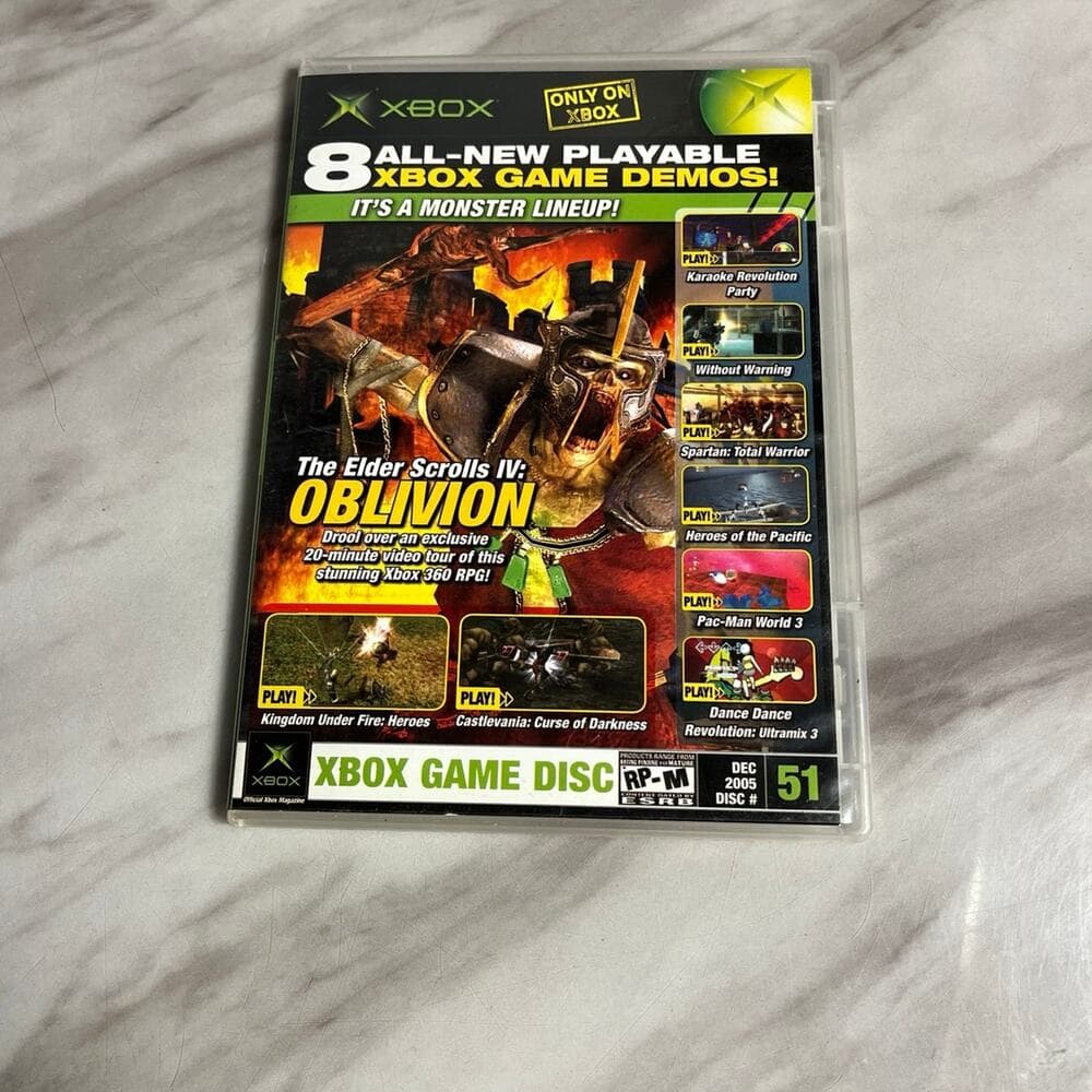 Demo Disc 51, Official Xbox Magazine Demo Disc December 2005