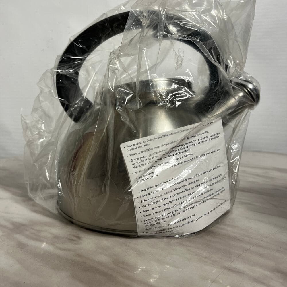 2-Quart Stainless Steel Tea Kettle with Whistle
